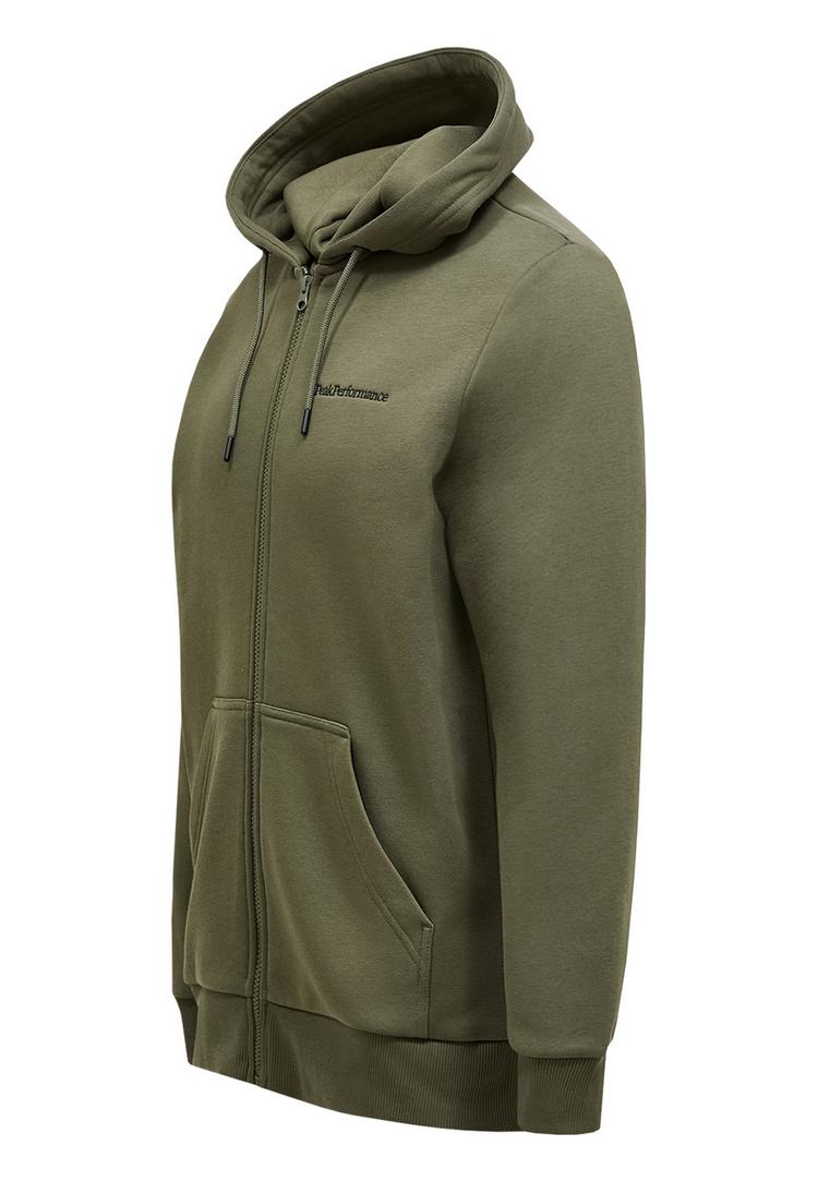 Peak Performance Peak Performance M Original Small Logo Zip Hood Sweatshirt Herren - olive - 1 | SportScheck