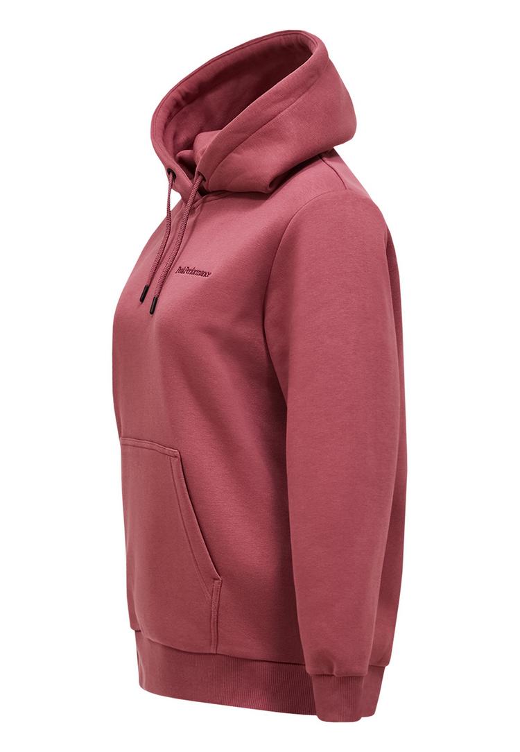 Peak Performance Peak Performance W Original Small Logo Hood Sweatshirt Damen - rotviolett - 0 | SportScheck