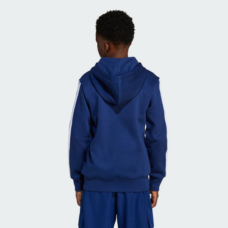 adidas adidas Essentials Kids Kapuzenjacke Hoodie Kinder - Dark Blue / White - 3 | SportScheck