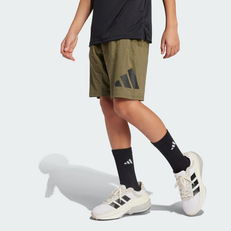 adidas adidas Essentials Kids Shorts Funktionsshorts Kinder - Olive Strata / Black - 1 | SportScheck