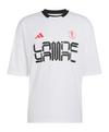 adidas Lamine Yamal Trainingsshirt Wei&szlig; Funktionsshirt Herren - weiss