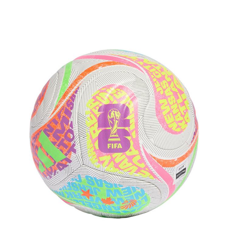 adidas adidas FIFA Fussball-Weltmeisterschaft 26&trade; Fu&szlig;ball - White / Bright Cyan / Solar Orange / Purple Burst - 0 | SportScheck
