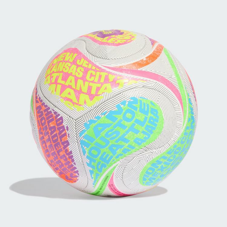 adidas adidas FIFA Fussball-Weltmeisterschaft 26&trade; Fu&szlig;ball - White / Bright Cyan / Solar Orange / Purple Burst - 0 | SportScheck