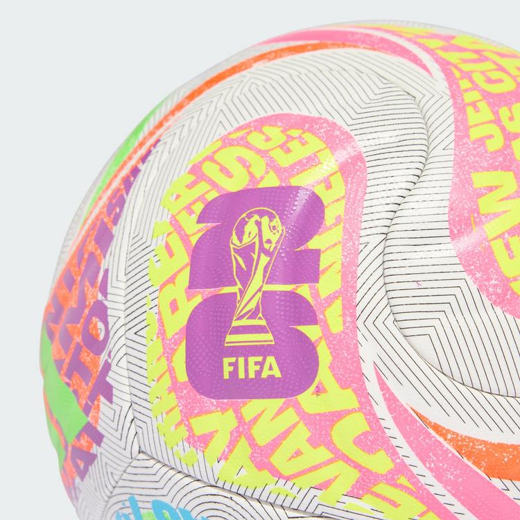 adidas adidas FIFA Fussball-Weltmeisterschaft 26&trade; Fu&szlig;ball - White / Bright Cyan / Solar Orange / Purple Burst - 0 | SportScheck