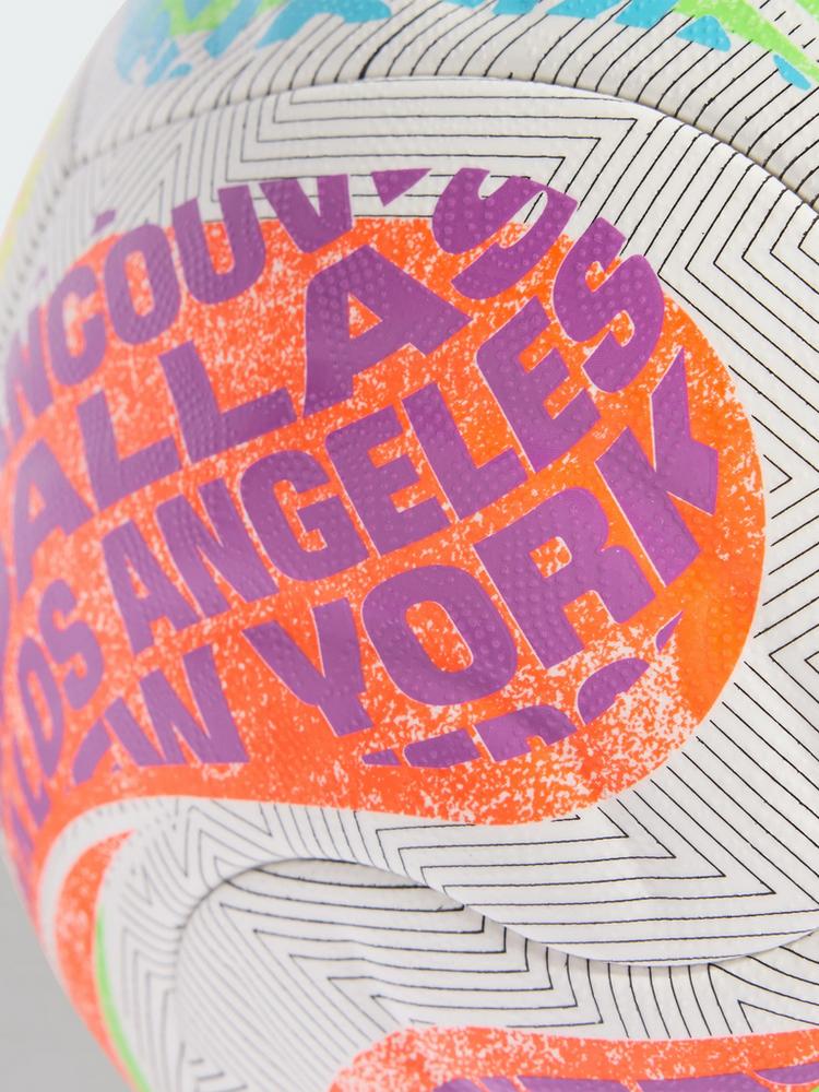 adidas adidas FIFA Fussball-Weltmeisterschaft 26&trade; Fu&szlig;ball - White / Bright Cyan / Solar Orange / Purple Burst - 1 | SportScheck