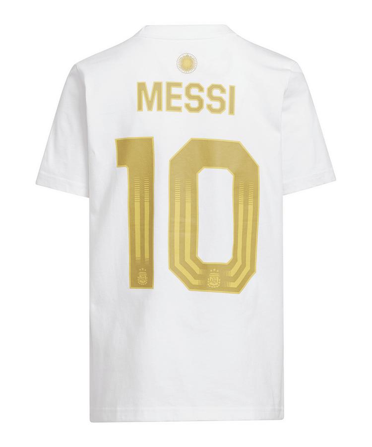 adidas adidas Messi T-Shirt Kids Funktionsshirt Kinder - weiss - 0 | SportScheck