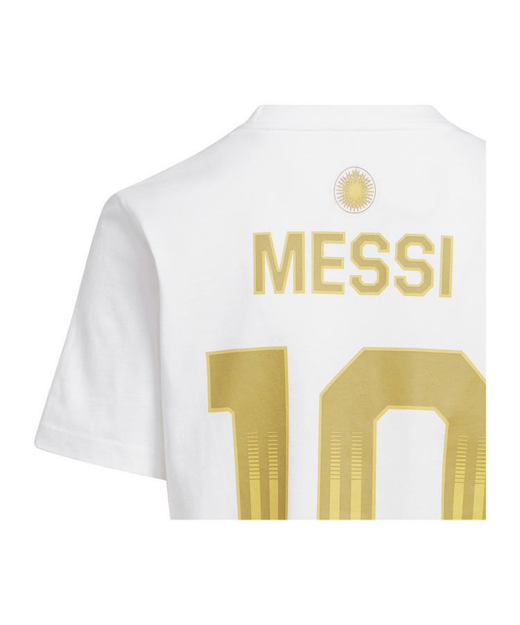 adidas adidas Messi T-Shirt Kids Funktionsshirt Kinder - weiss - 2 | SportScheck