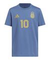 adidas Messi T-Shirt Kids Funktionsshirt Kinder - blau