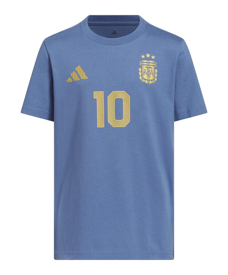 adidas adidas Messi T-Shirt Kids Funktionsshirt Kinder - blau - 0 | SportScheck
