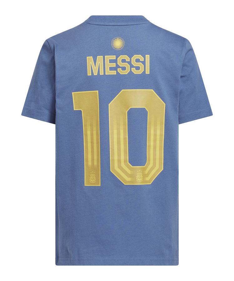 adidas adidas Messi T-Shirt Kids Funktionsshirt Kinder - blau - 0 | SportScheck