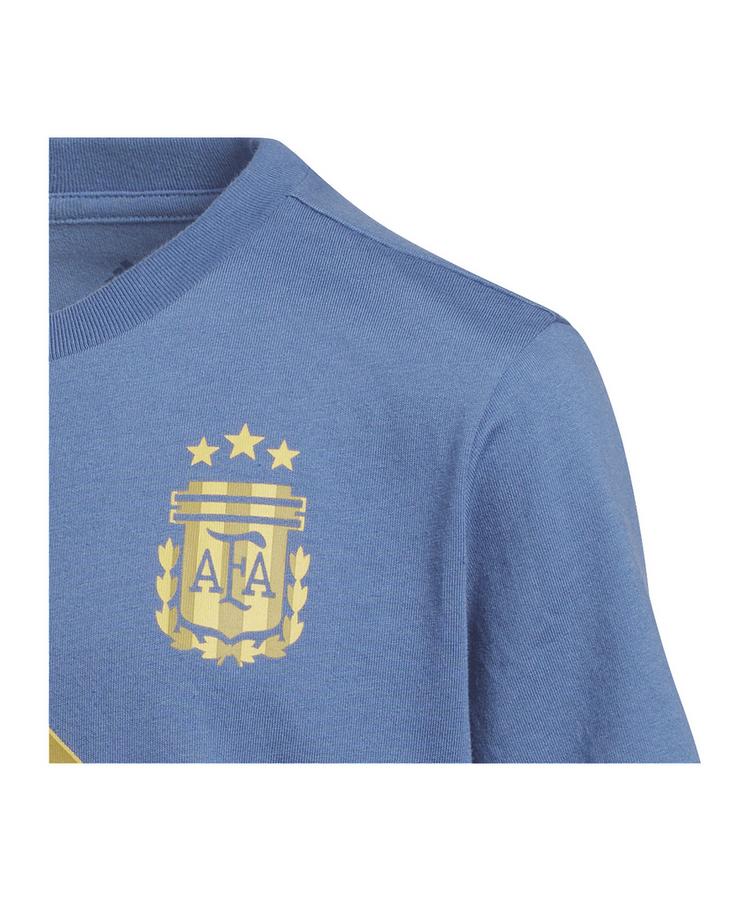 adidas adidas Messi T-Shirt Kids Funktionsshirt Kinder - blau - 0 | SportScheck