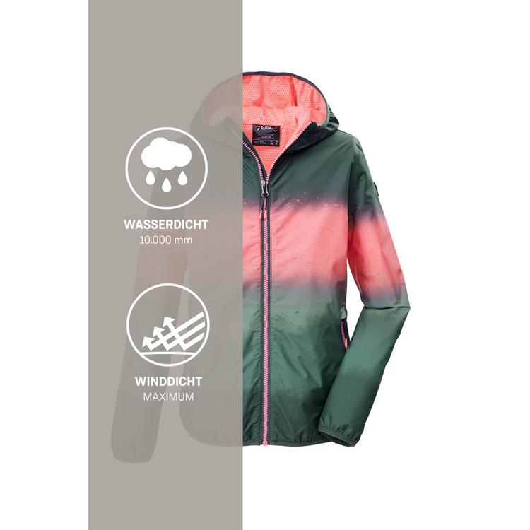 KILLTEC KILLTEC KOS 155 GRLS JCKT Softshelljacke Kinder - Gr&uuml;n208 - 4 | SportScheck