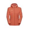 Mammut Rime Light Flex Hooded Funktionsjacke Damen - brick-quartz dust