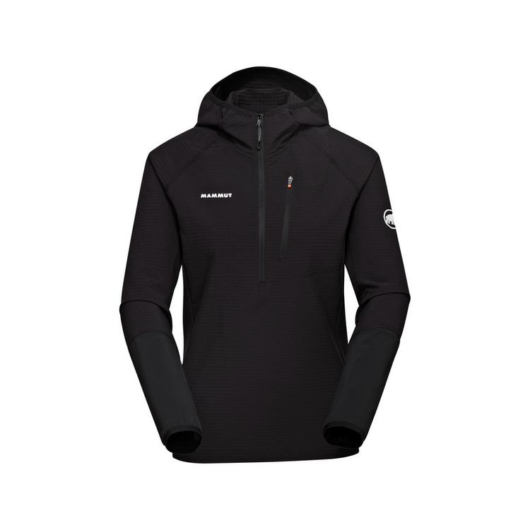 Mammut Mammut Madris Light Half ML Hooded Fleecepullover Damen - black - 0 | SportScheck