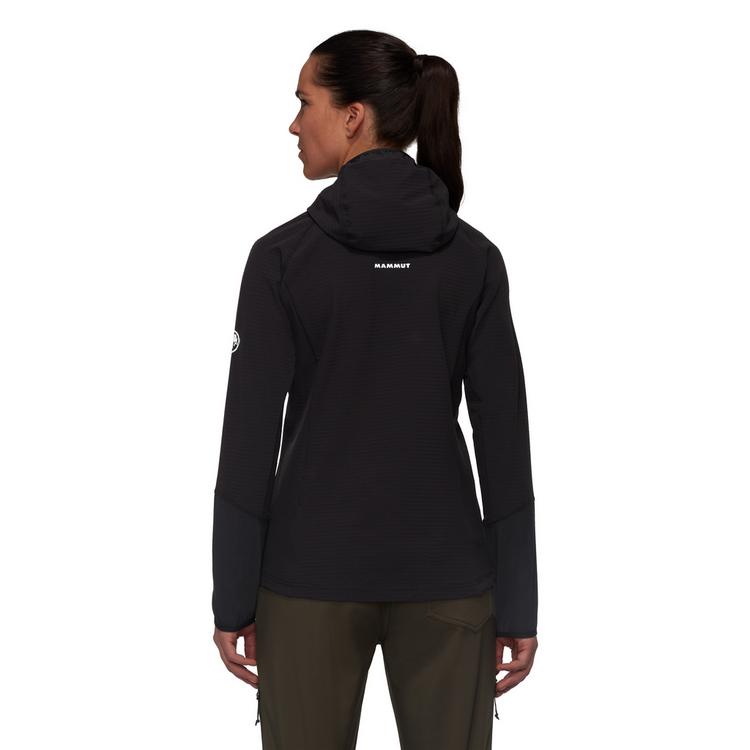 Mammut Mammut Madris Light Half ML Hooded Fleecepullover Damen - black - 1 | SportScheck