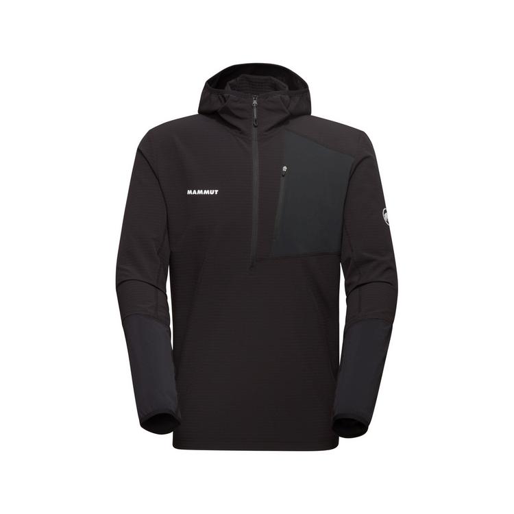 Mammut Mammut Madris Light Half ML Hooded Fleecepullover Herren - black - 0 | SportScheck