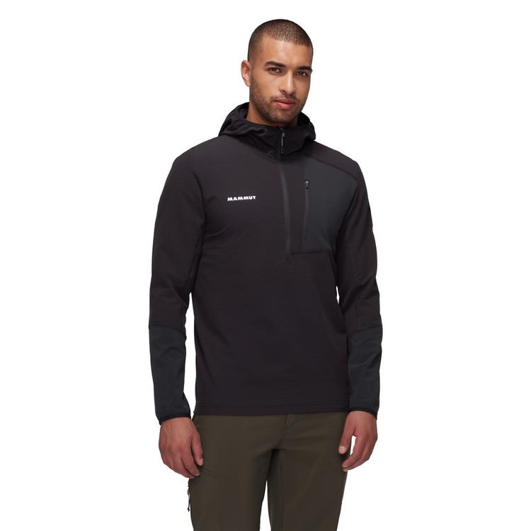 Mammut Mammut Madris Light Half ML Hooded Fleecepullover Herren - black - 0 | SportScheck