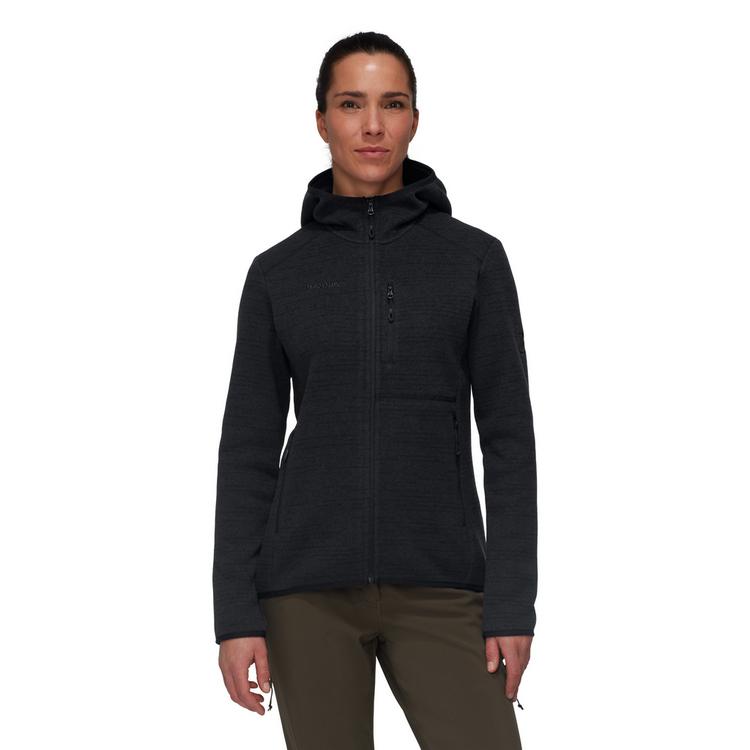 Mammut Mammut Arctic IV Hooded Fleecejacke Damen - black m&eacute;lange - 0 | SportScheck