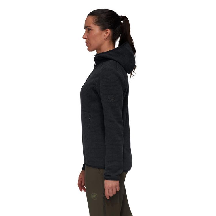 Mammut Mammut Arctic IV Hooded Fleecejacke Damen - black m&eacute;lange - 2 | SportScheck