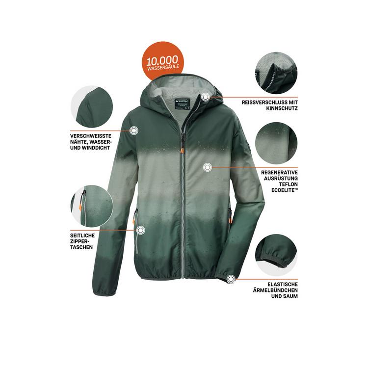 KILLTEC KILLTEC KOS 144 BYS JCKT Softshelljacke Kinder - Gr&uuml;n2045 - 3 | SportScheck