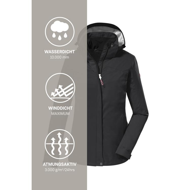 KILLTEC KILLTEC KOS 133 Softshelljacke Damen - Schwarz0110 - 4 | SportScheck
