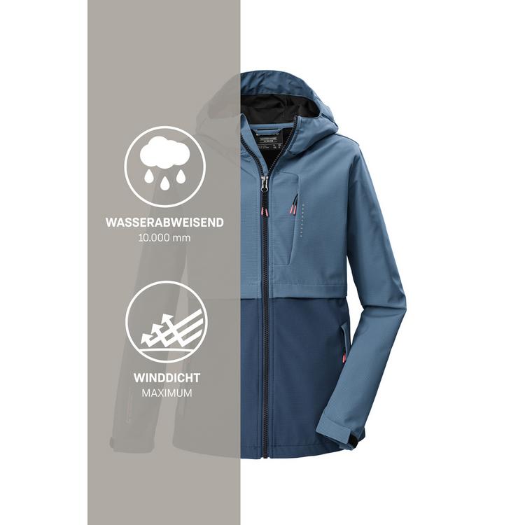 KILLTEC KILLTEC KOS 153 GRLS SFTSHLL JCKT Softshelljacke Kinder - Blau3034 - 4 | SportScheck