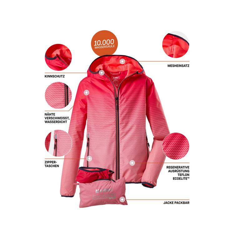 KILLTEC KILLTEC Lyse Funktionsjacke M&auml;dchen - Beere389 - 8 | SportScheck