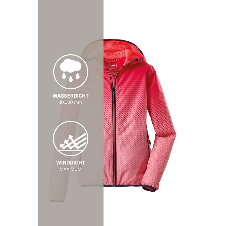 KILLTEC KILLTEC Lyse Funktionsjacke M&auml;dchen - Beere389 - 9 | SportScheck