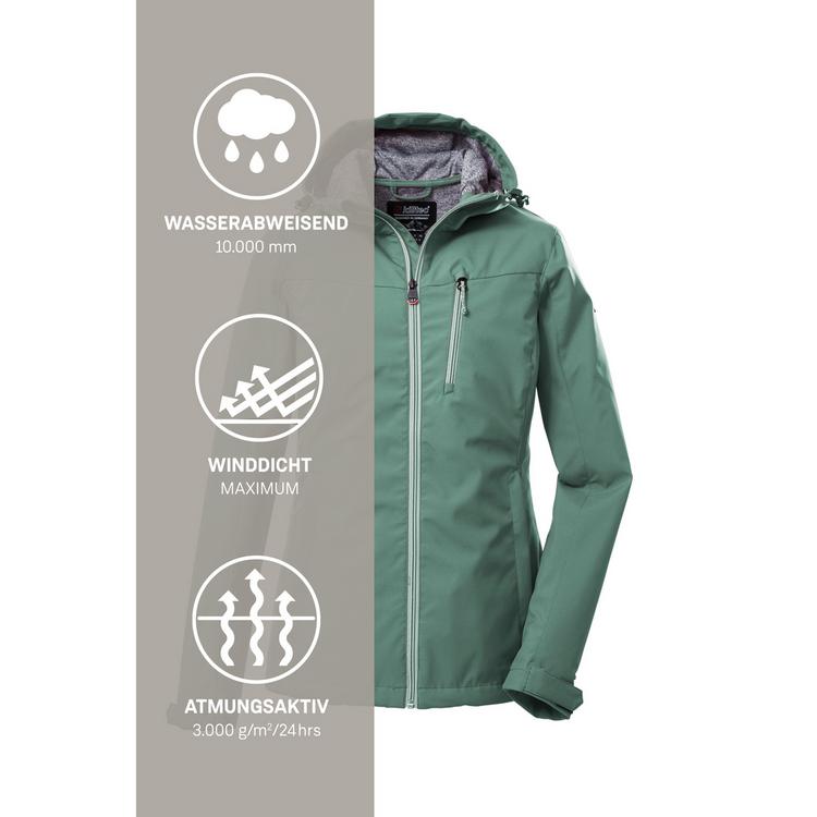 KILLTEC KILLTEC KOS 89 WMN SFTSHLL JCKT Softshelljacke Damen - Gr&uuml;n2058 - 9 | SportScheck