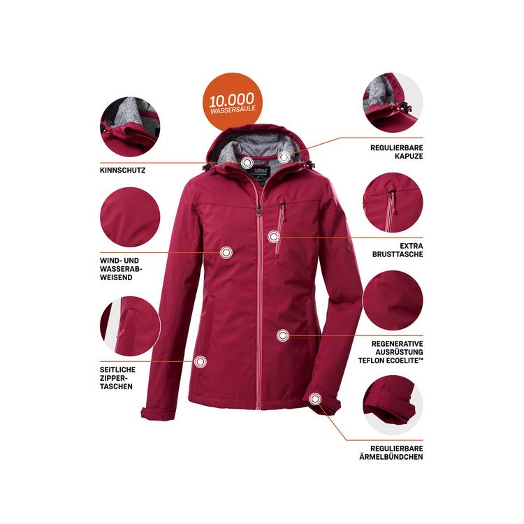 KILLTEC KILLTEC KOS 89 WMN SFTSHLL JCKT Softshelljacke Damen - Rose - 8 | SportScheck