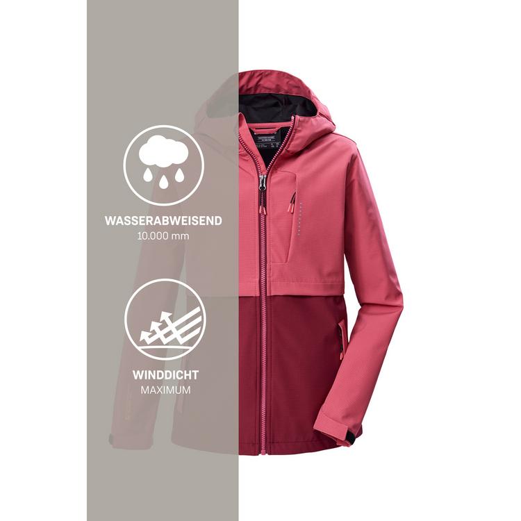 KILLTEC KILLTEC KOS 153 GRLS SFTSHLL JCKT Softshelljacke Kinder - Pink4711 - 4 | SportScheck