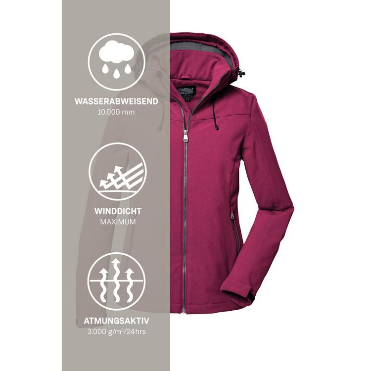 KILLTEC KILLTEC Softshelljacke Softshelljacke Damen - Beere385 - 9 | SportScheck