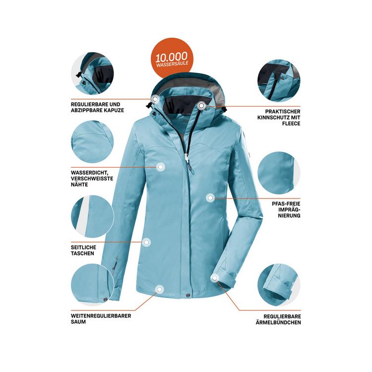 KILLTEC KILLTEC KOS 133 Softshelljacke Damen - Blau3016 - 3 | SportScheck