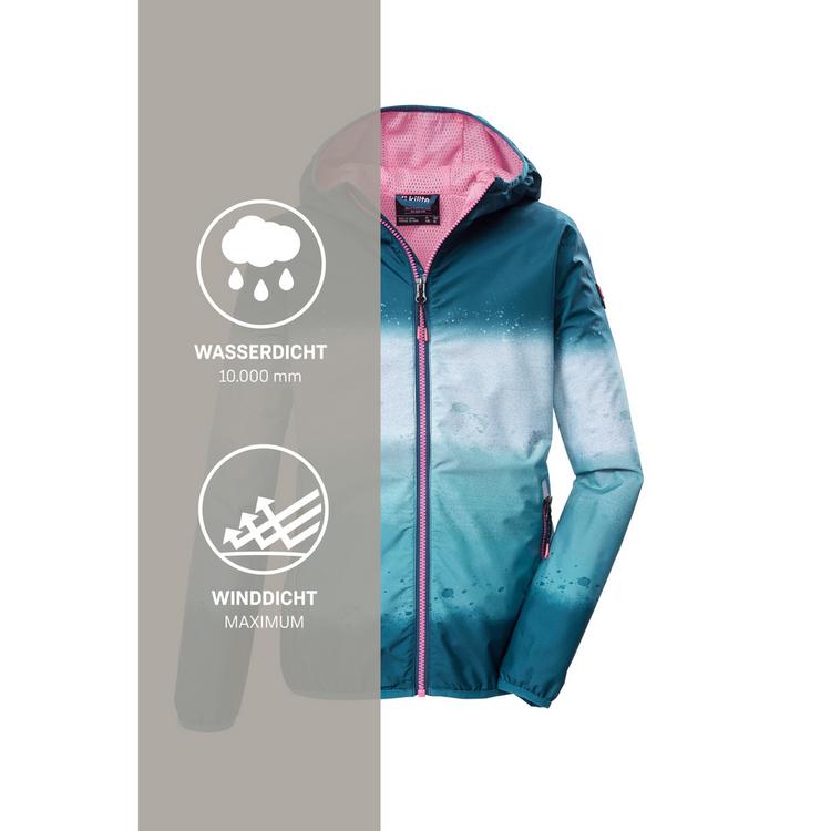 KILLTEC KILLTEC KOS 155 GRLS JCKT Softshelljacke Kinder - Blau3048 - 4 | SportScheck