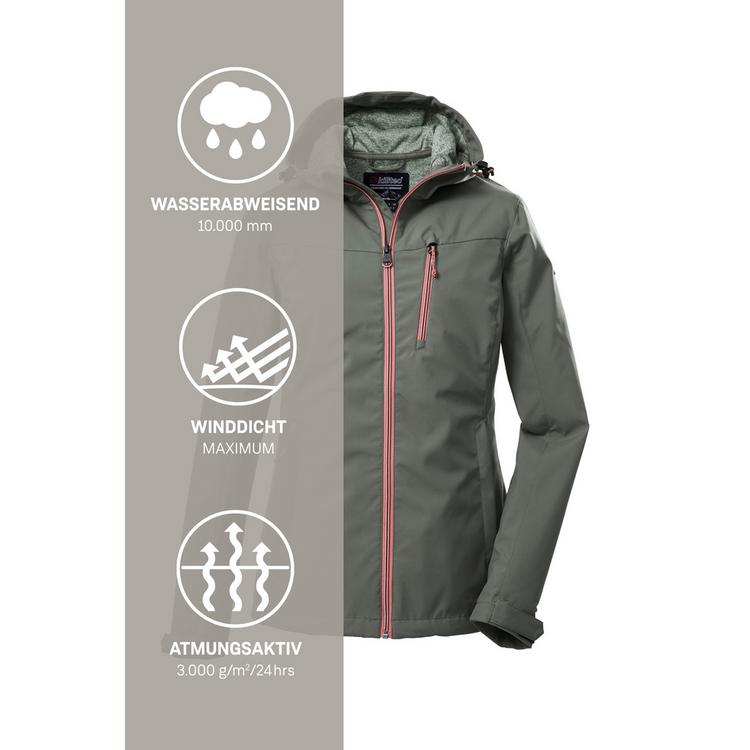 KILLTEC KILLTEC KOS 89 WMN SFTSHLL JCKT Softshelljacke Damen - Gr&uuml;n2044 - 4 | SportScheck