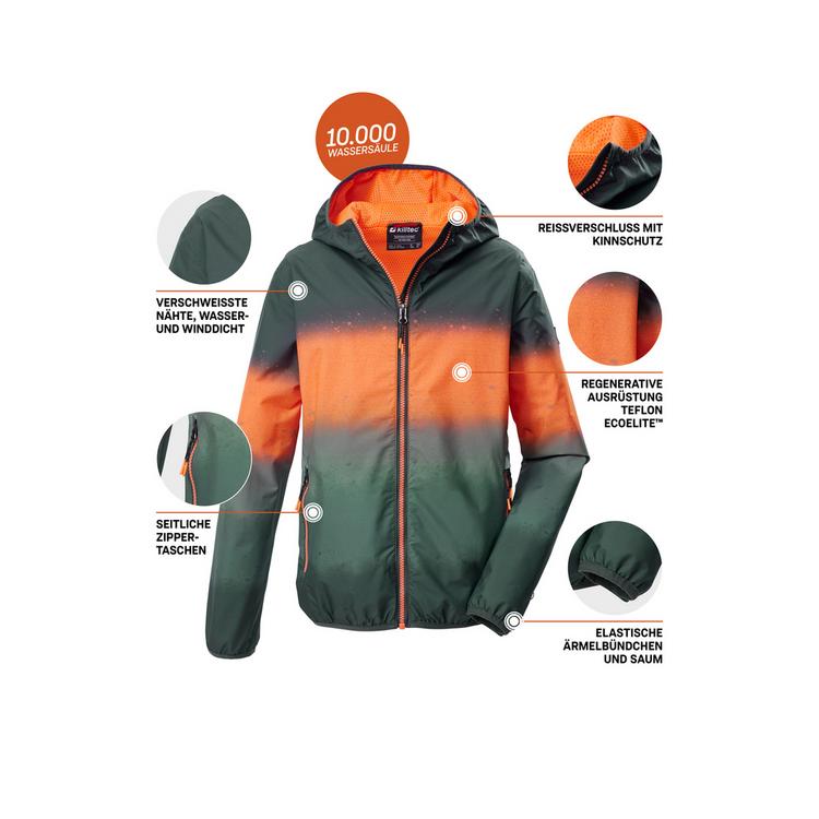 KILLTEC KILLTEC KOS 144 BYS JCKT Softshelljacke Kinder - Gr&uuml;n208 - 3 | SportScheck