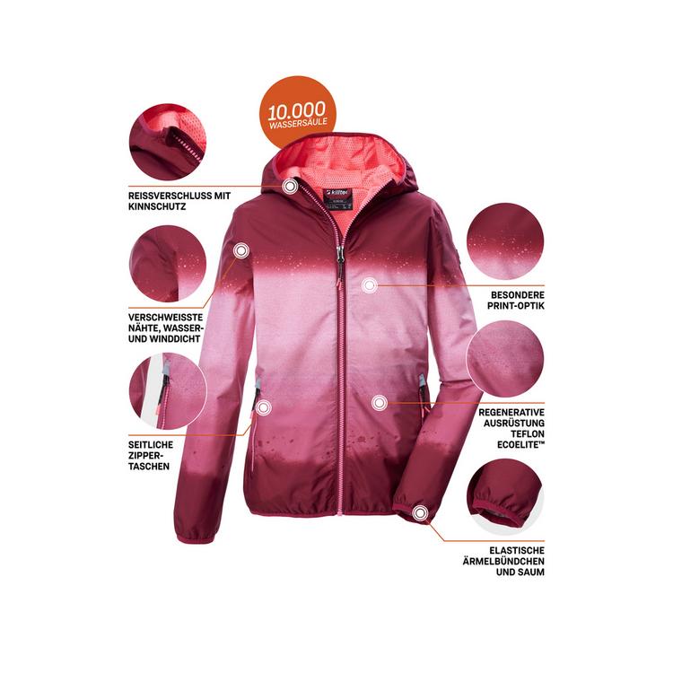 KILLTEC KILLTEC KOS 155 GRLS JCKT Softshelljacke Kinder - Rose4027 - 3 | SportScheck