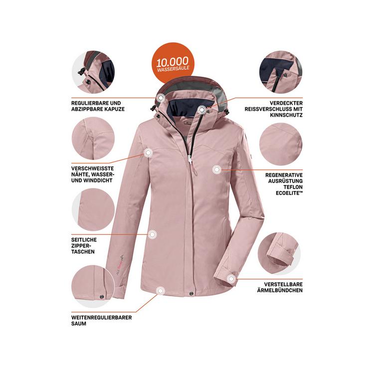 KILLTEC KILLTEC KOS 133 Softshelljacke Damen - Rose4037 - 3 | SportScheck