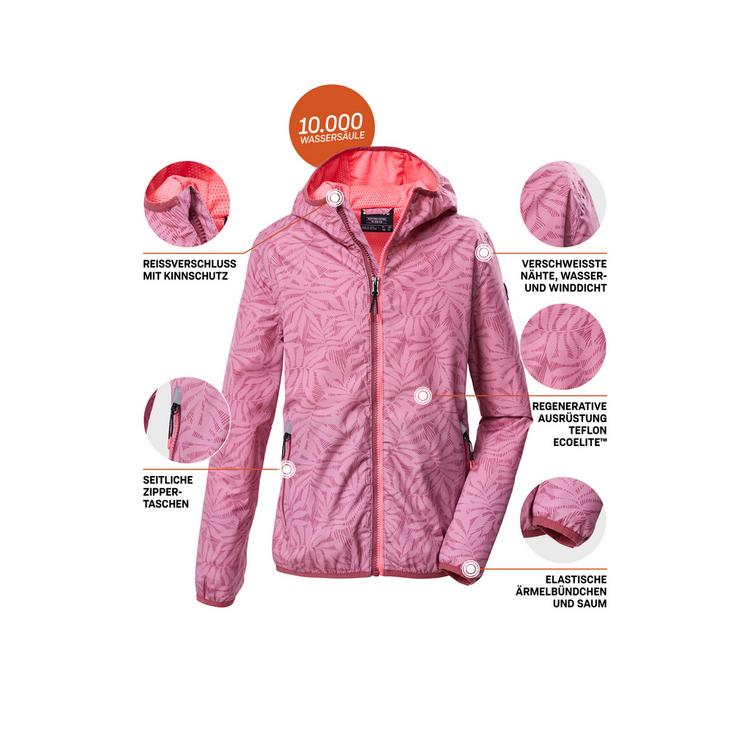 KILLTEC KILLTEC KOS 163 GRLS JCKT Softshelljacke Kinder - Rose4015 - 3 | SportScheck