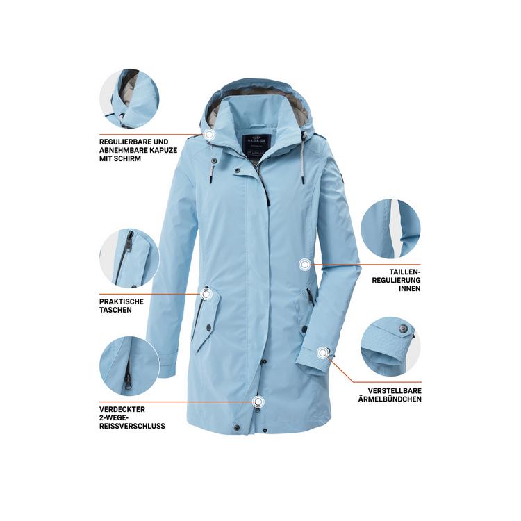 G.I.G.A. DX by killtec G.I.G.A. DX by killtec GS 94 WMN PRK Funktionsmantel Damen - Blau3016 - 4 | SportScheck