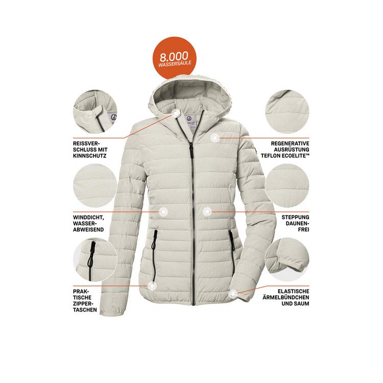 G.I.G.A. DX by killtec G.I.G.A. DX by killtec GS 65 Softshelljacke Damen - Steingrau - 3 | SportScheck