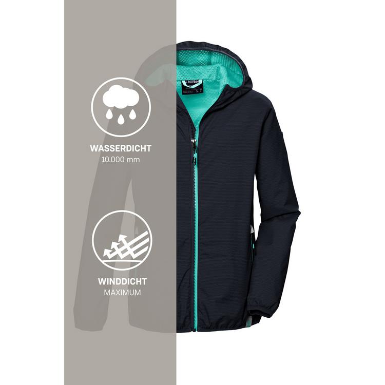 KILLTEC KILLTEC KOS 138 Softshelljacke M&auml;dchen - Blau3044 - 4 | SportScheck
