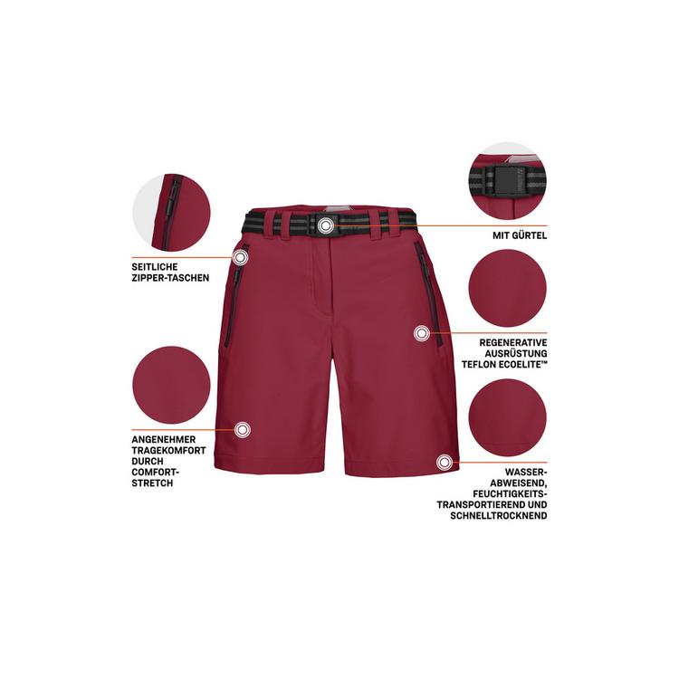 KILLTEC KILLTEC KOS 19 Funktionsshorts Damen - Rot4542 - 3 | SportScheck