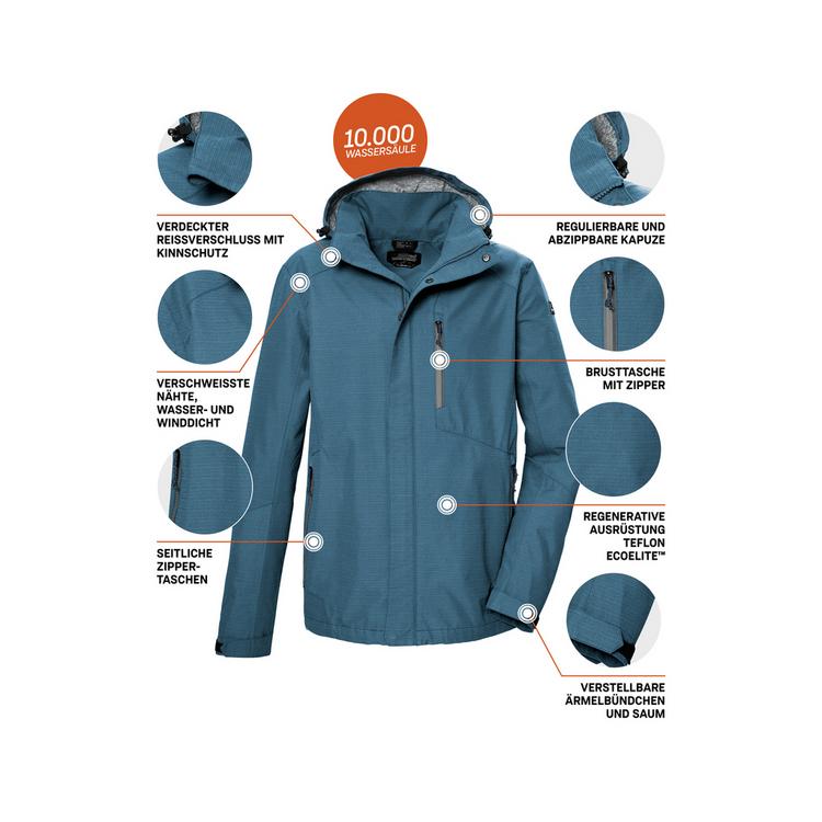 KILLTEC KILLTEC KOS 256 Funktionsjacke Herren - Blau3026 - 3 | SportScheck