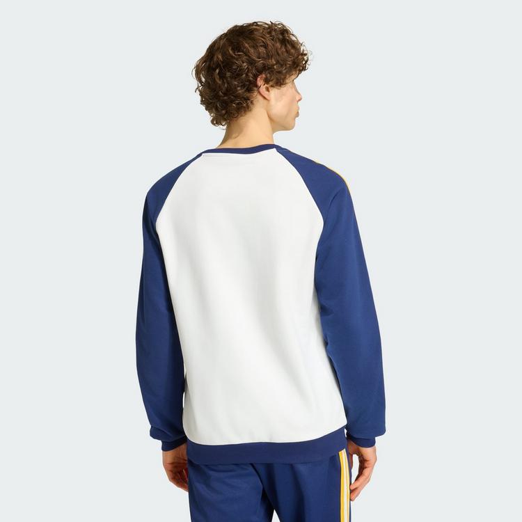 adidas adidas Real Madrid Originals Sweatshirt Sweatshirt Herren - White / Dark Blue - 1 | SportScheck