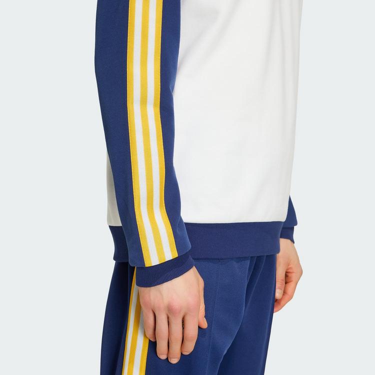 adidas adidas Real Madrid Originals Sweatshirt Sweatshirt Herren - White / Dark Blue - 1 | SportScheck