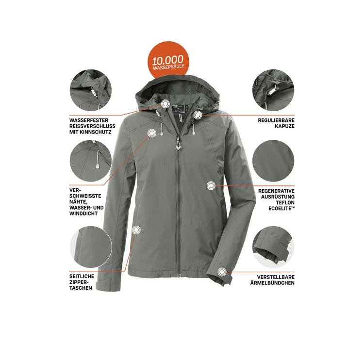 KILLTEC KILLTEC KOS 72 WMN JCKT Softshelljacke Damen - Gr&uuml;n2044 - 3 | SportScheck
