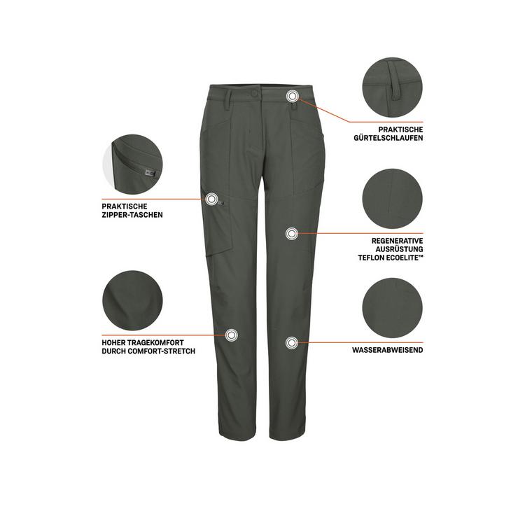 KILLTEC KILLTEC KOS 90 WMN PNTS Trekkinghose Damen - Gr&uuml;n2085 - 3 | SportScheck