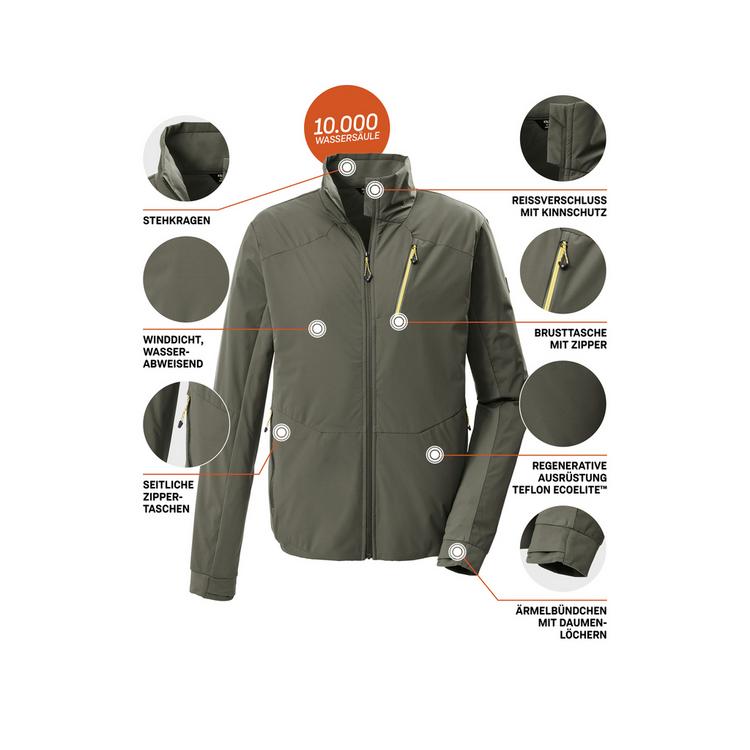 KILLTEC KILLTEC KOS 25 MN JCKT Funktionsjacke Herren - Oliv - 3 | SportScheck