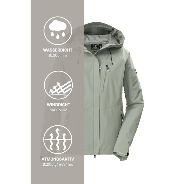 KILLTEC KILLTEC KOS 67 WMN JCKT Softshelljacke Damen - Gr&uuml;n2046 - 4 | SportScheck